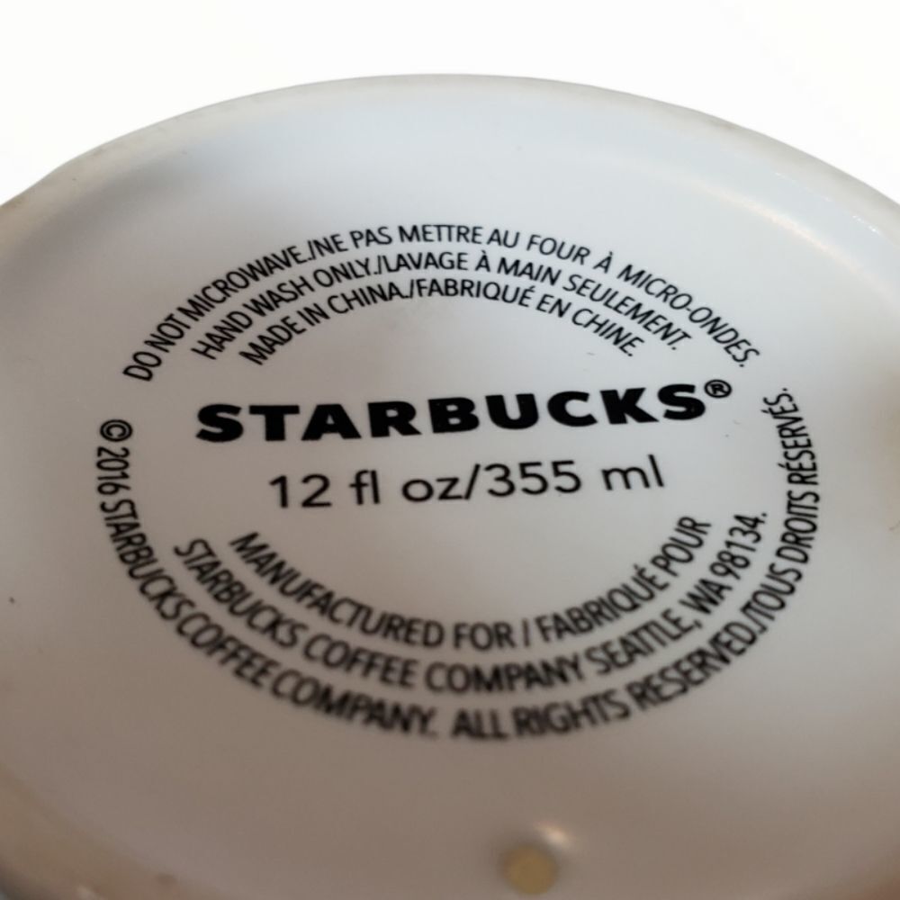 Starbucks Tumbler 2016 Red Coffee Tea Cup With Lid - Picture 4 of 6